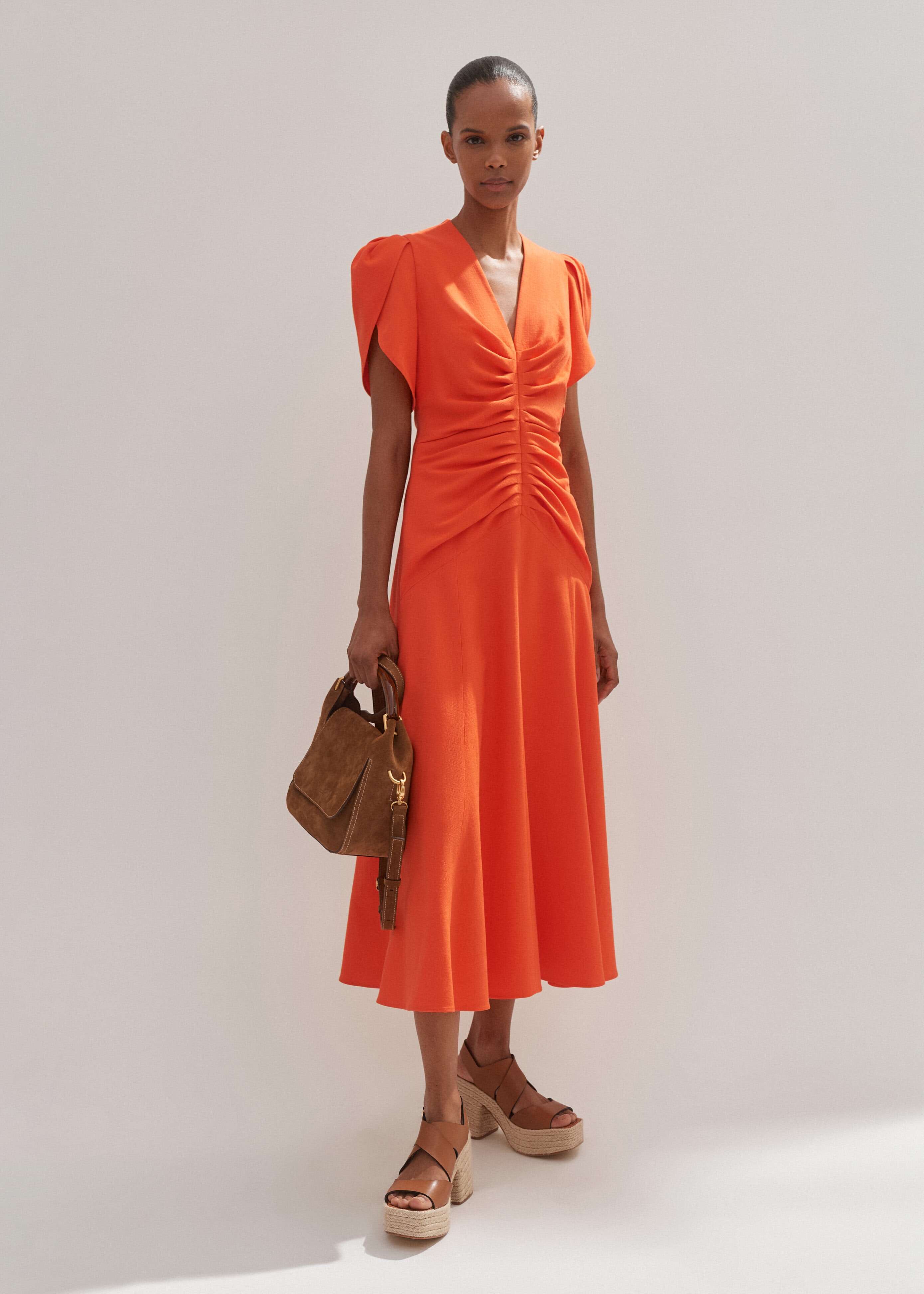 Fashion likely orange dress