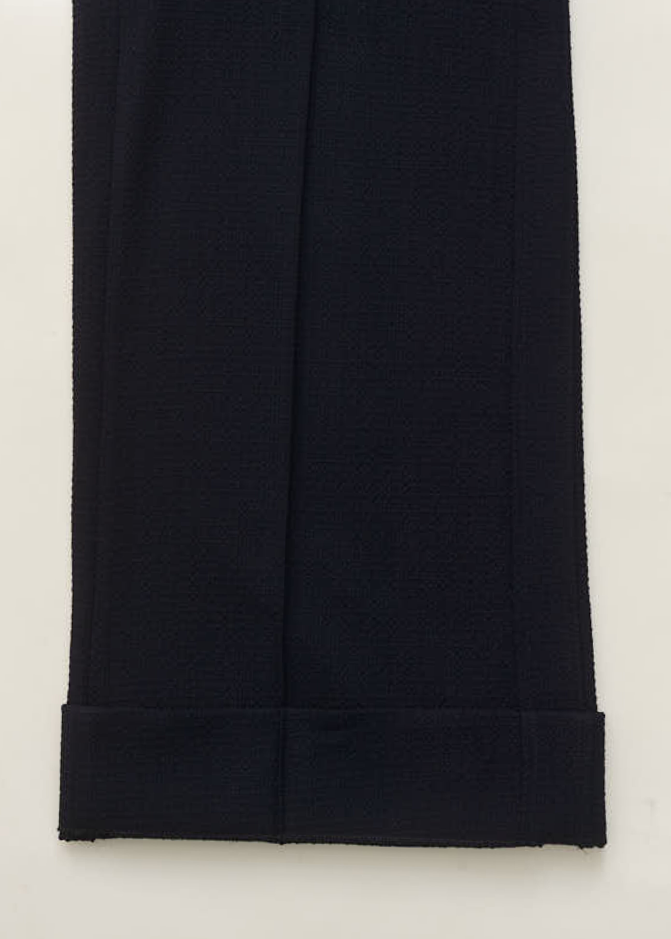 Tapered Wide Leg Cropped Pants, PAVO V1.Y7.02, Navy