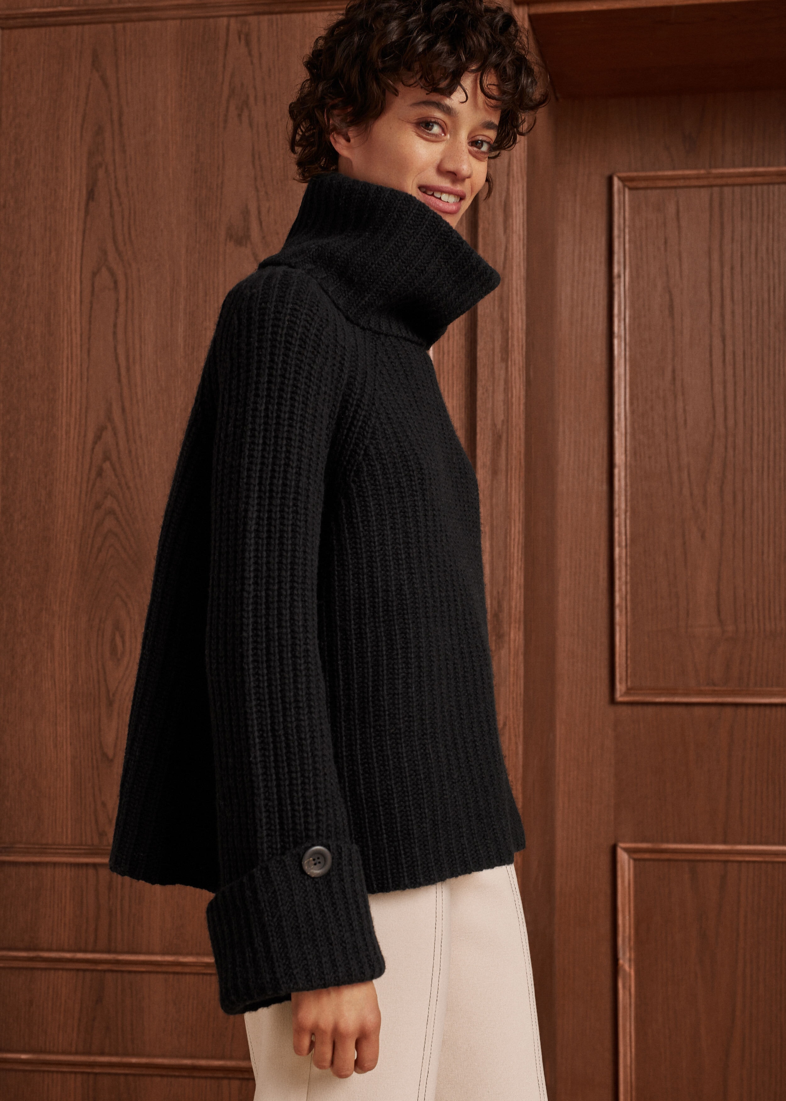 Wool Cashmere Swing Jumper Snood