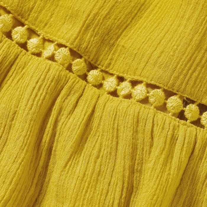 Cotton Cheesecloth Beach Dress