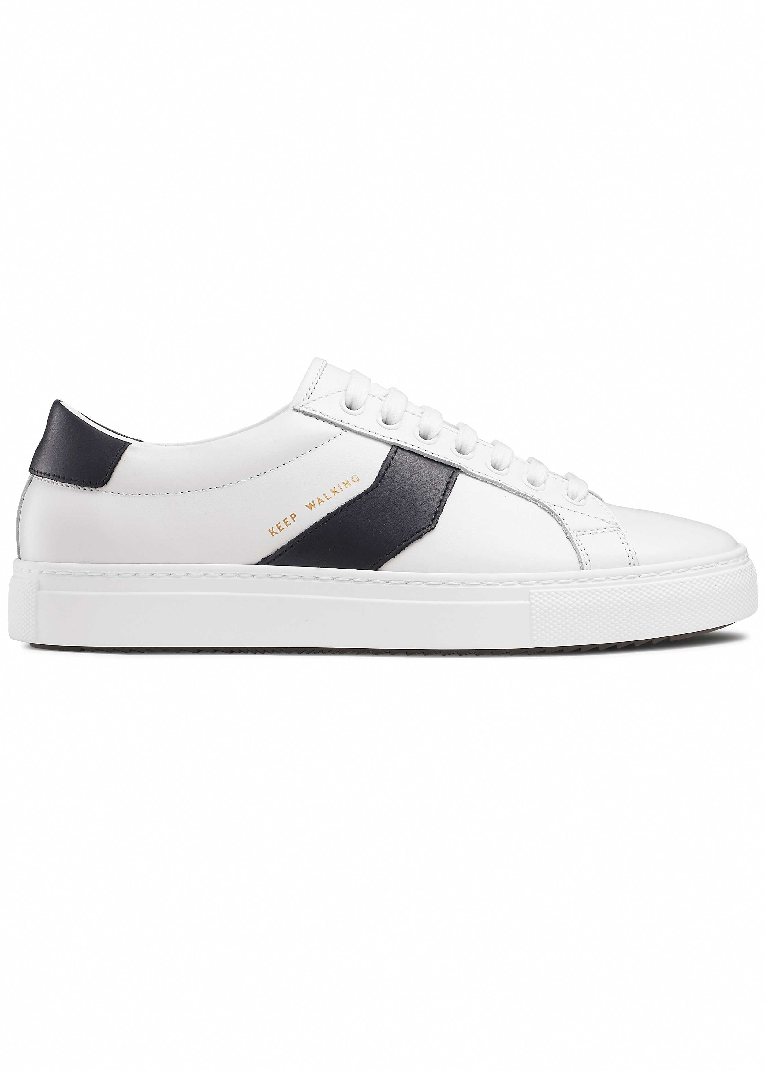 Leather Sneaker White/Navy
