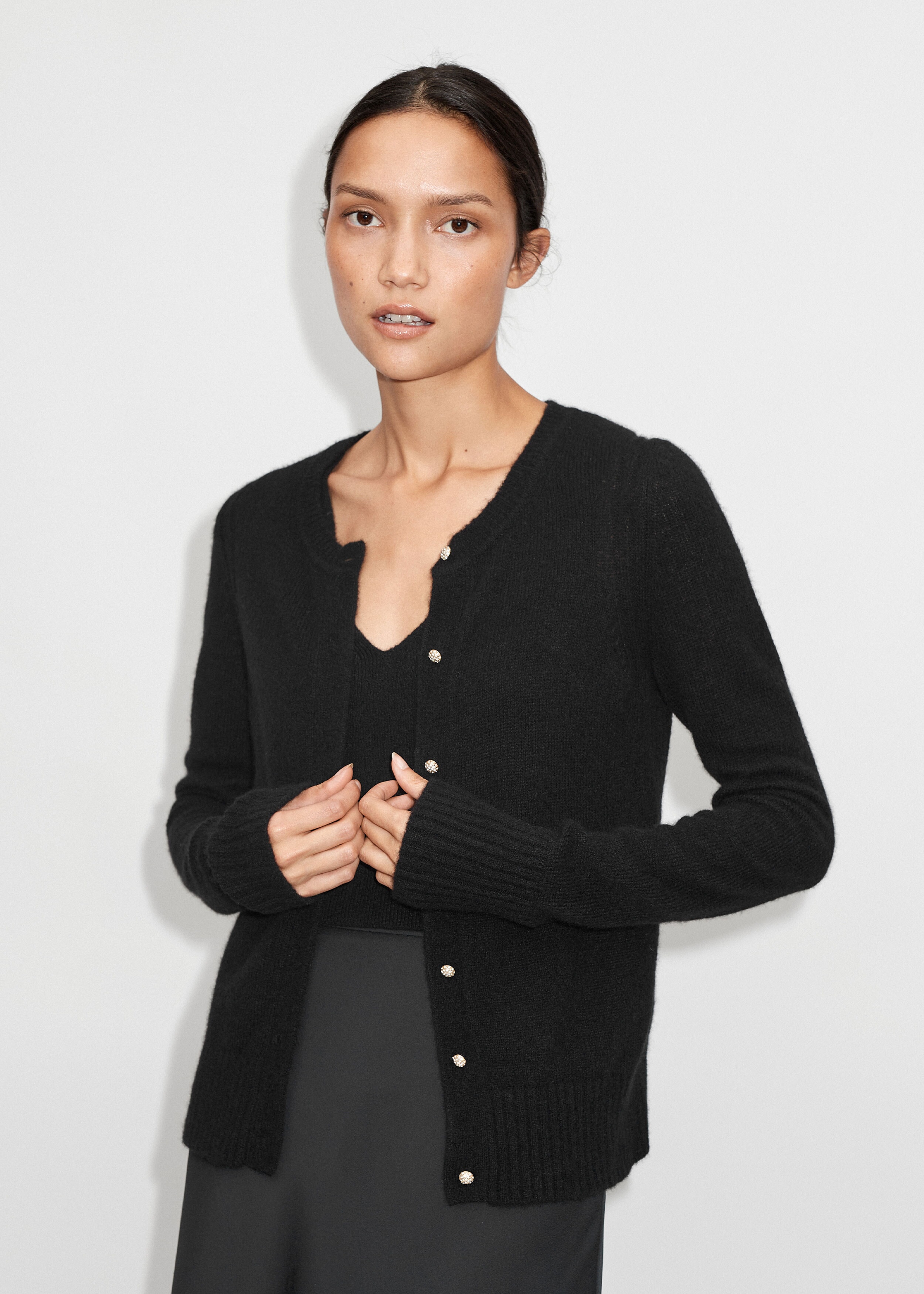 Cashmere Silk Barely There Cardigan Co-Ord