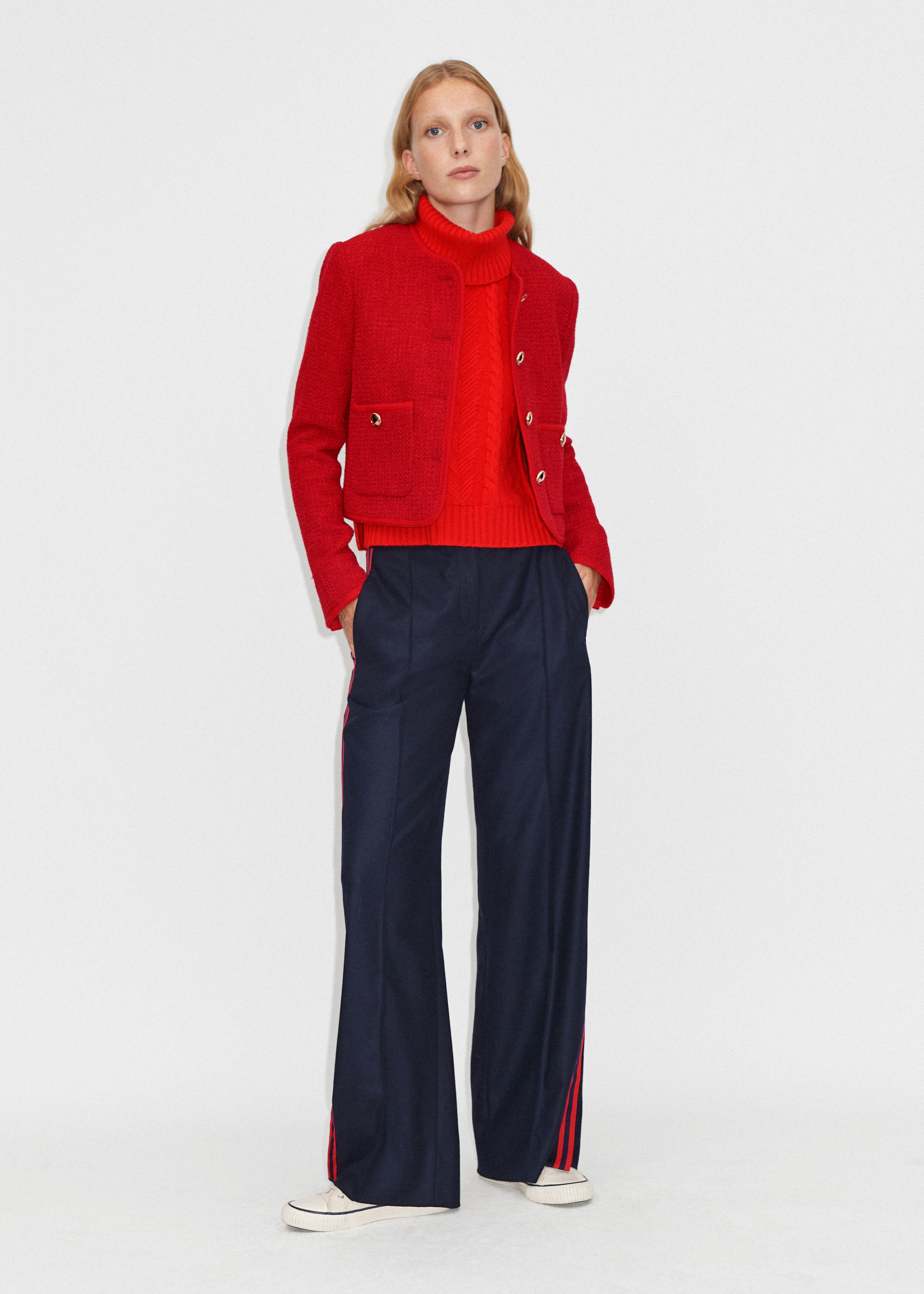 Military Man Pant Navy/Red