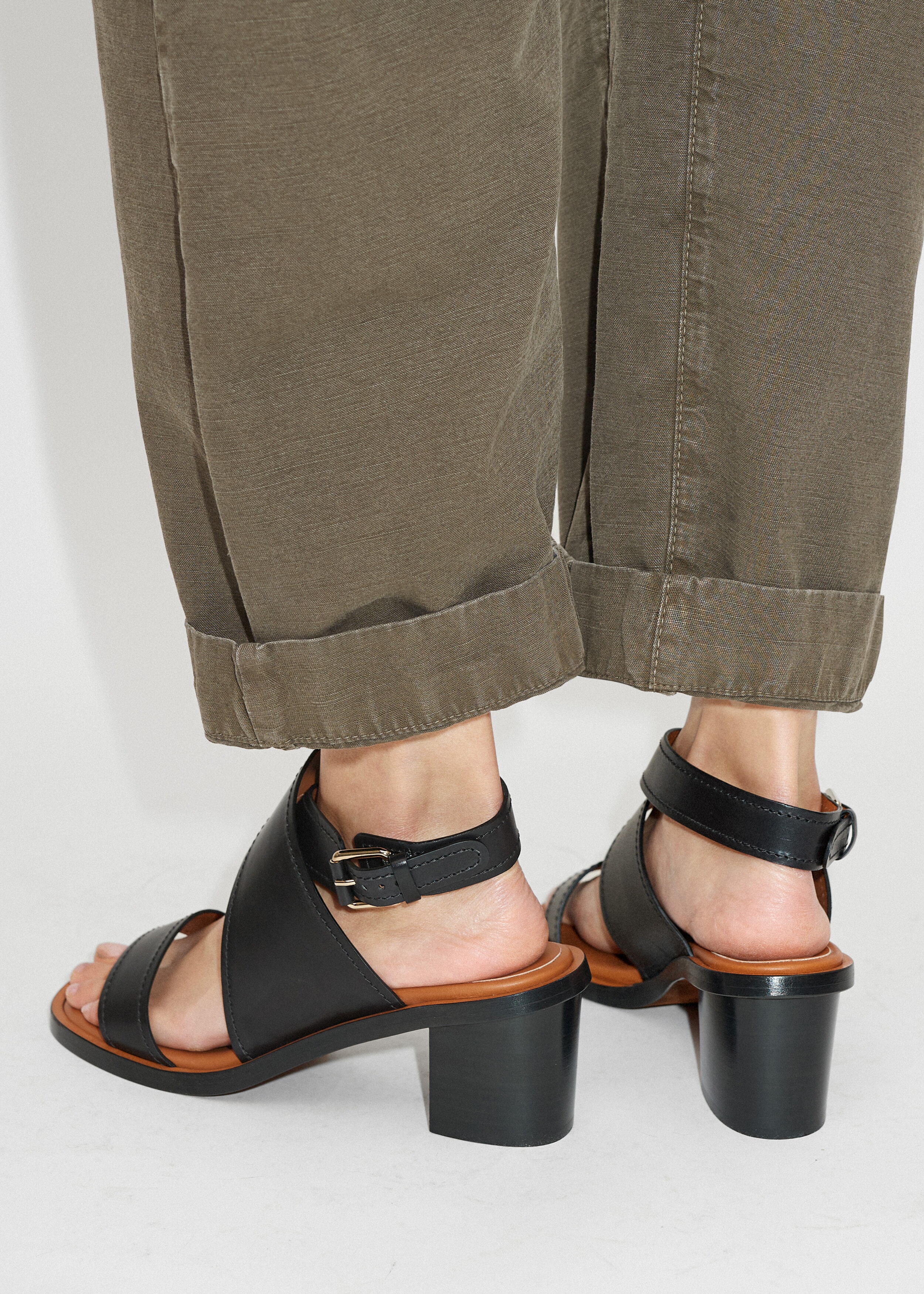 mcm linen leather mix sandals｜TikTok Search