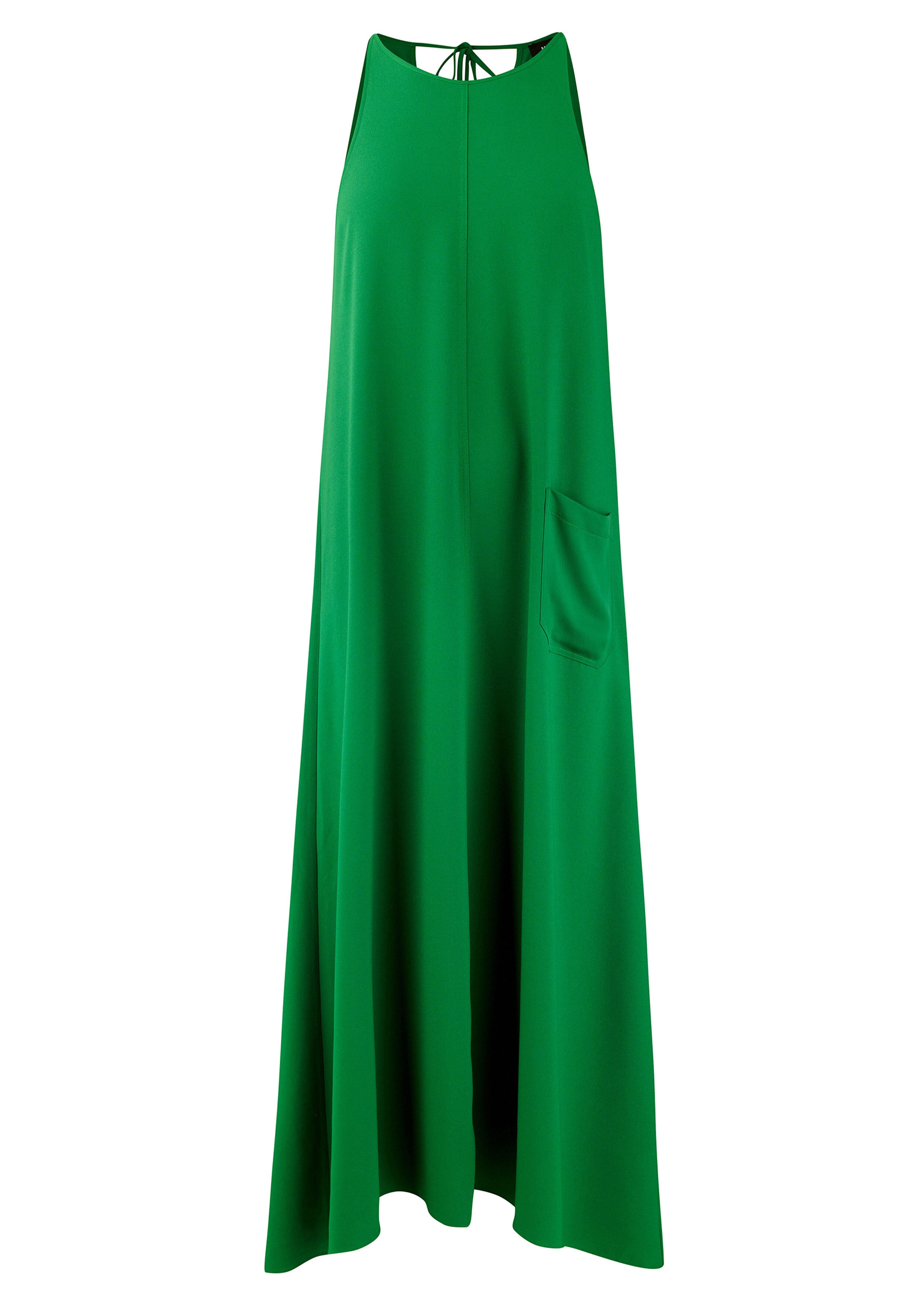 Removable Belt Maxi Dress Emerald