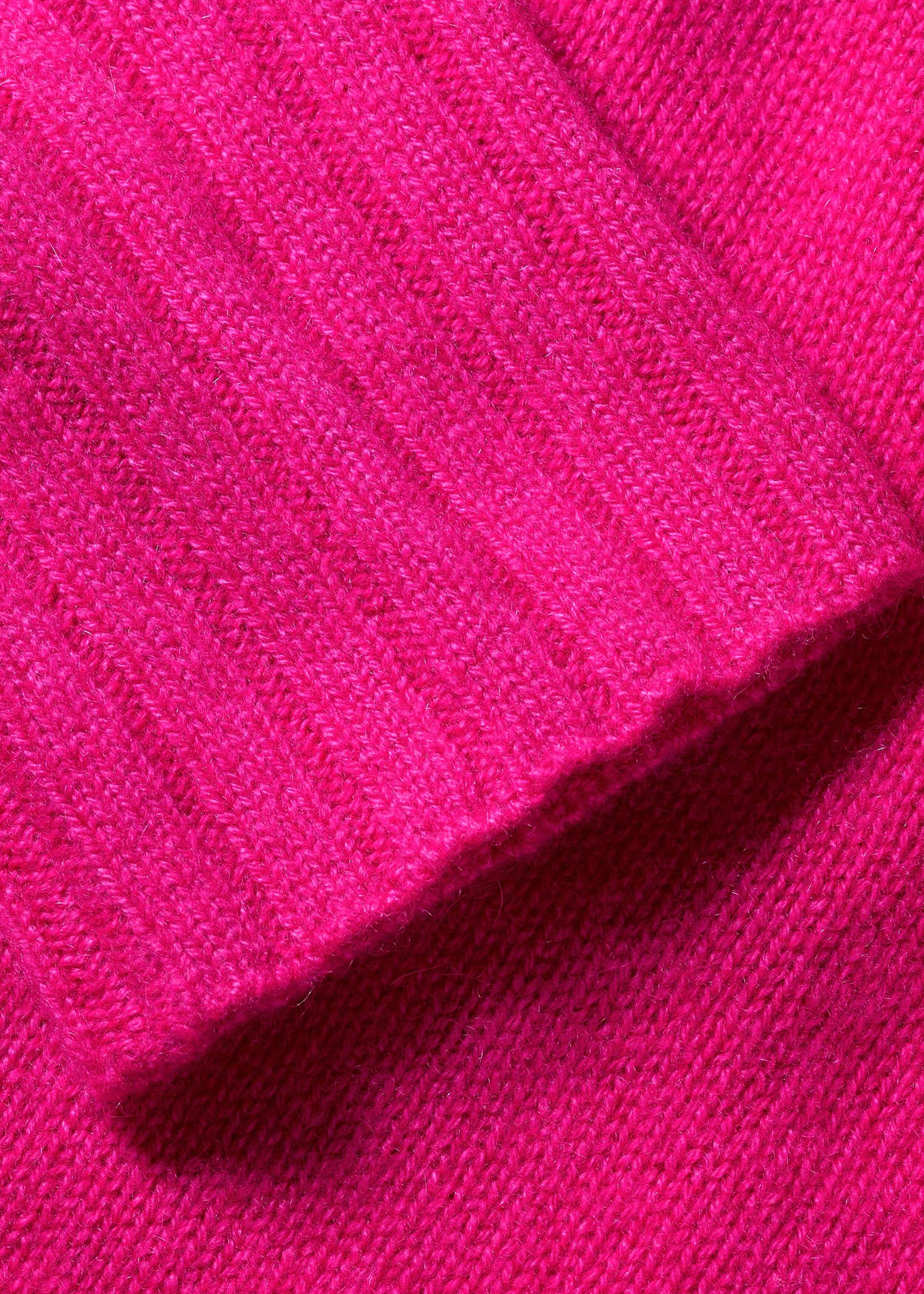 Cashmere Snood Jumper Hot Pink