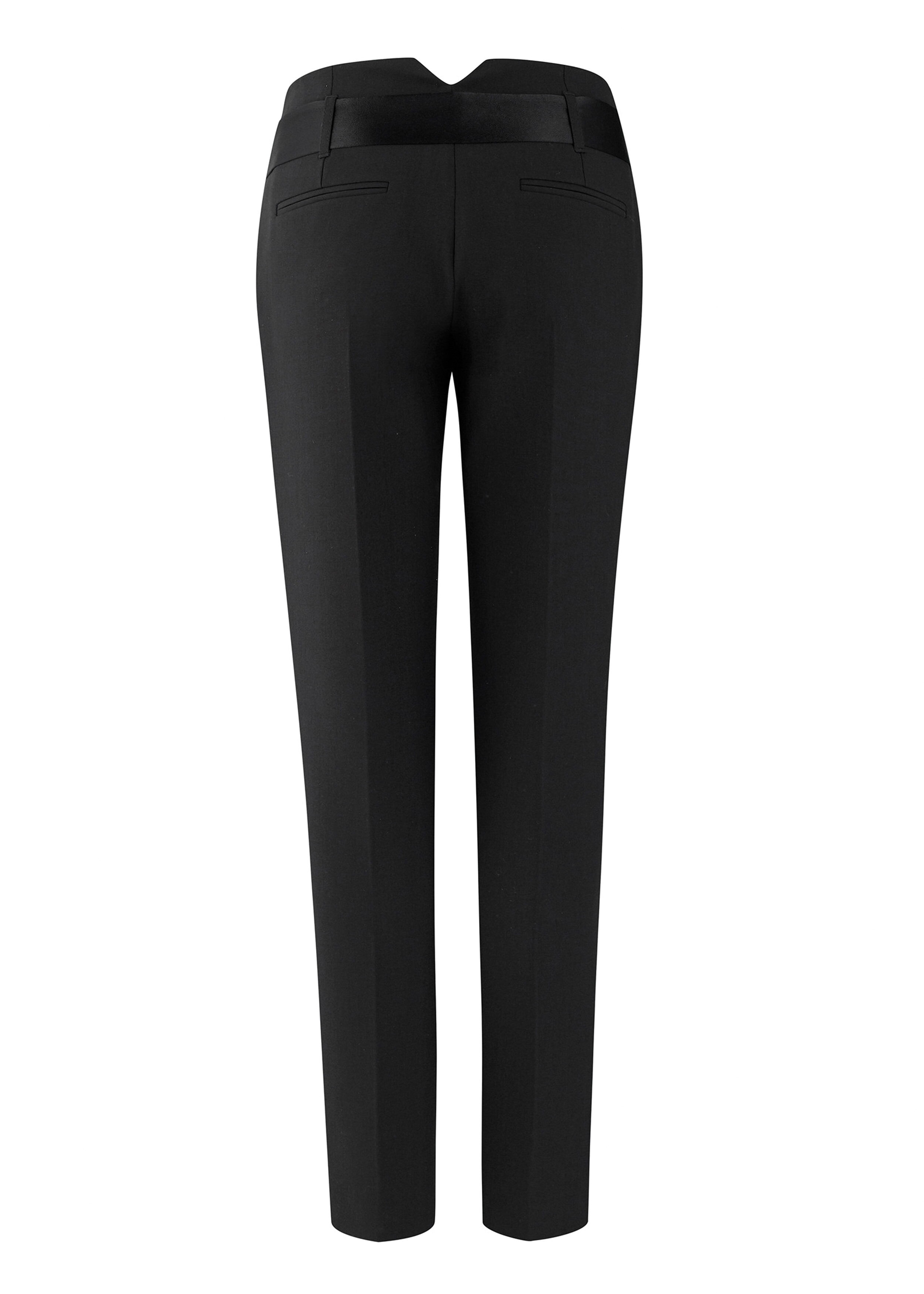 Gold Piping Trouser Black