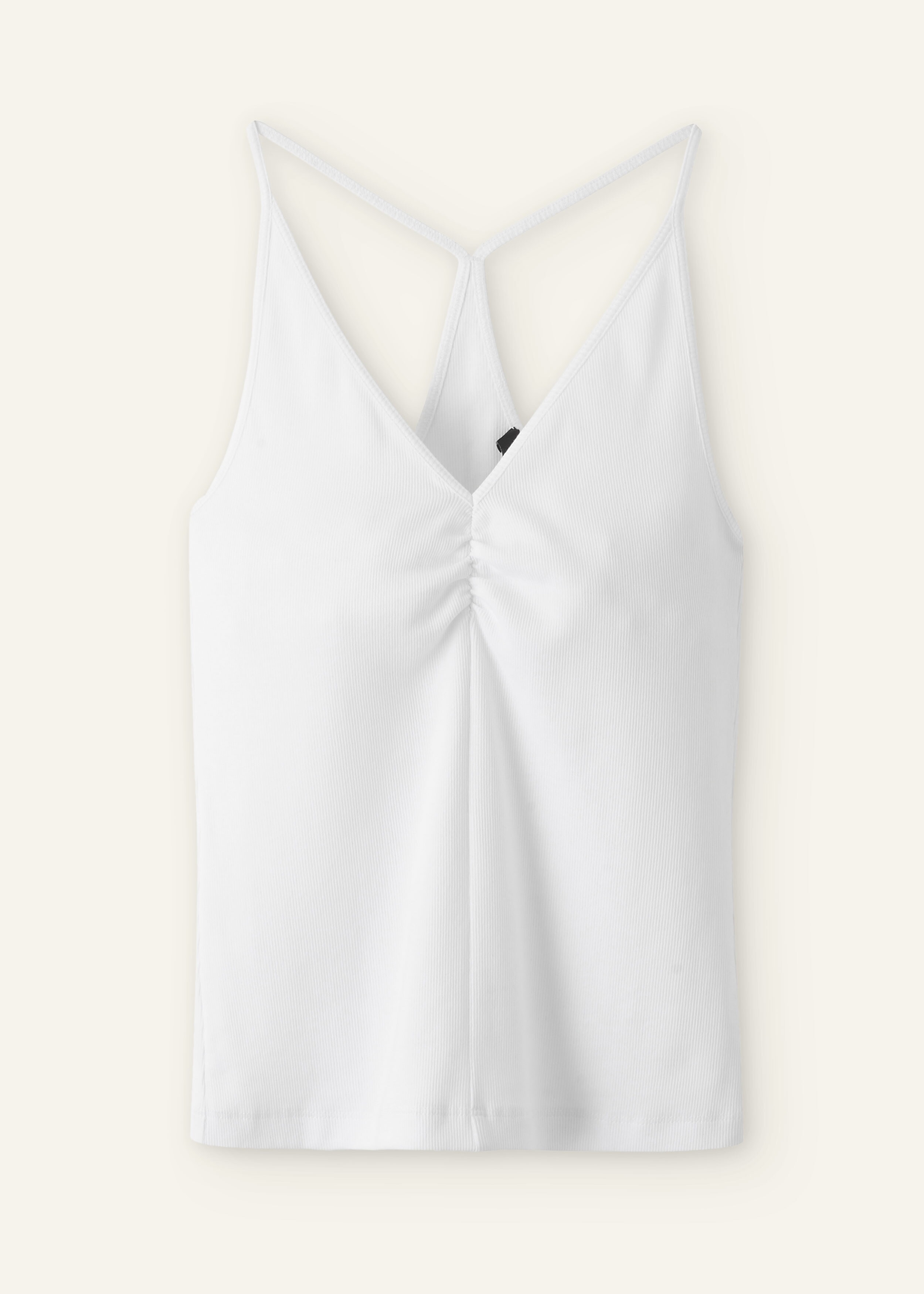 Halterneck Tank Top Bright White