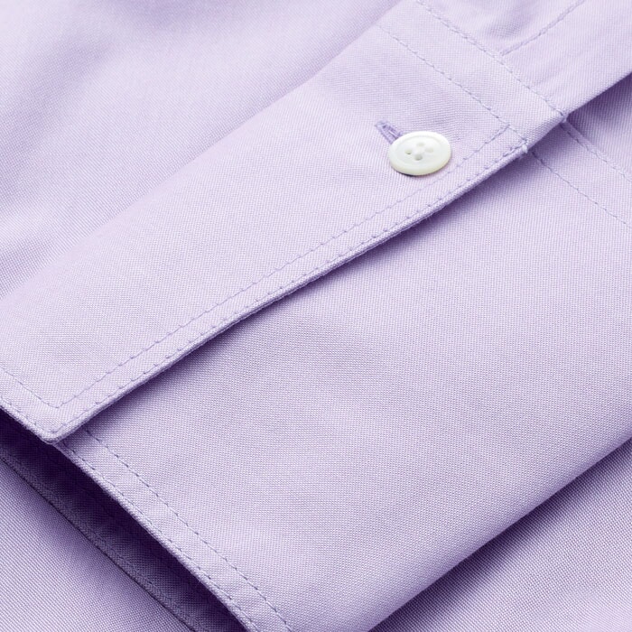 Cotton Oversized Boyfriend Shirt Lilac