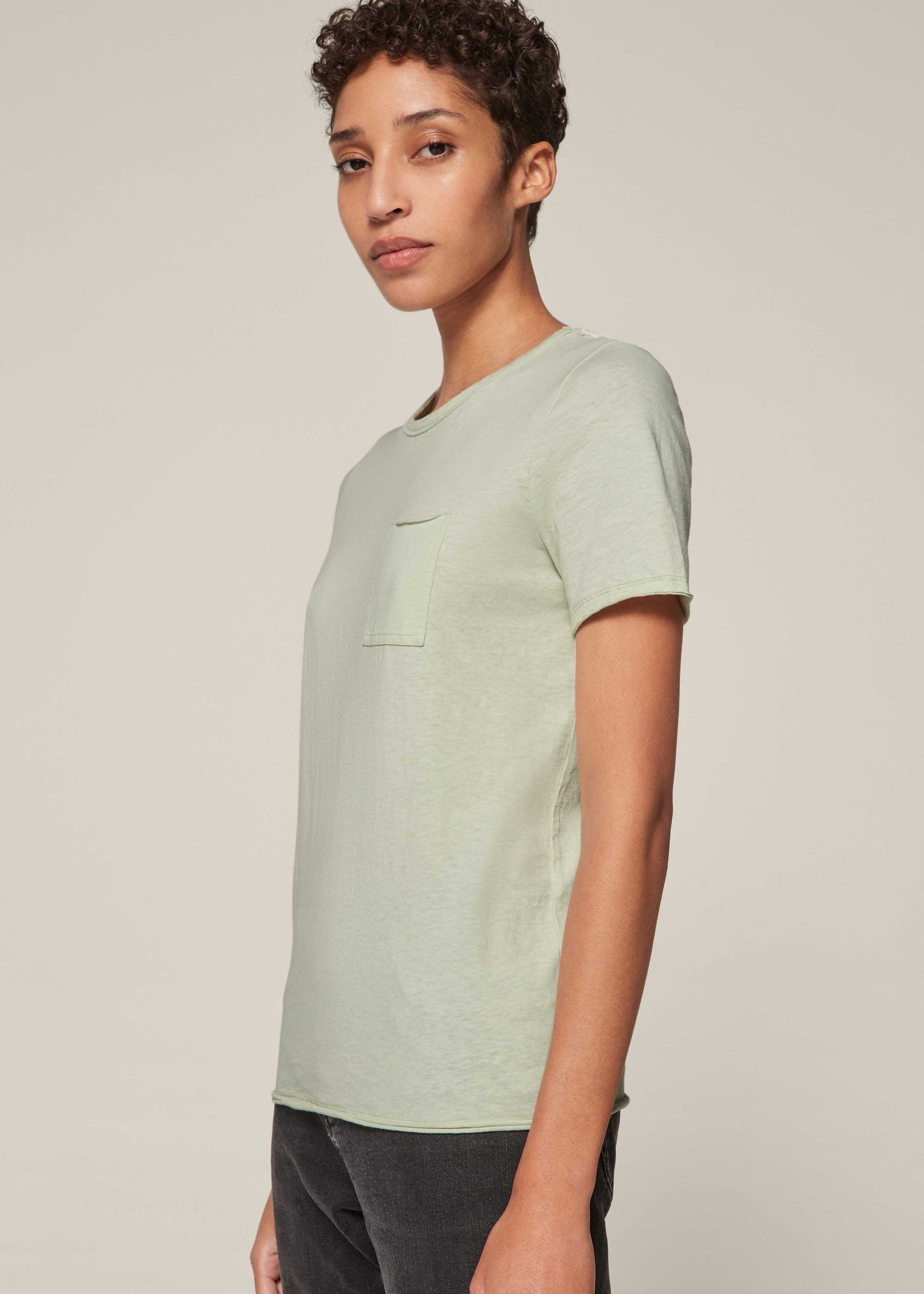 Perfect Fit Raw Edge Tee Light Mint