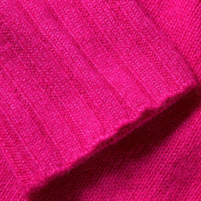Cashmere Snood Jumper Hot Pink