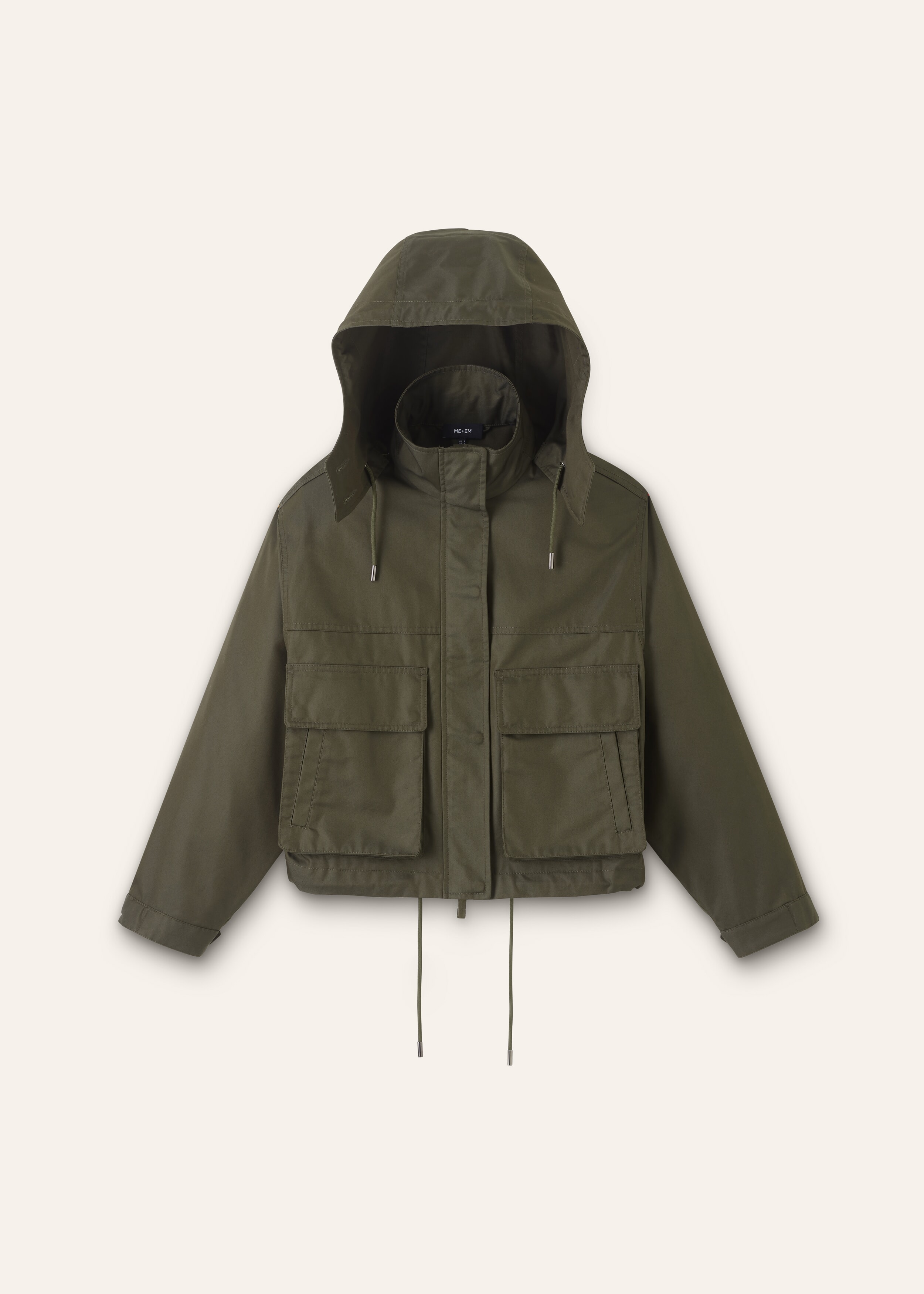 Utility Storage Crop Parka Authentic Khaki