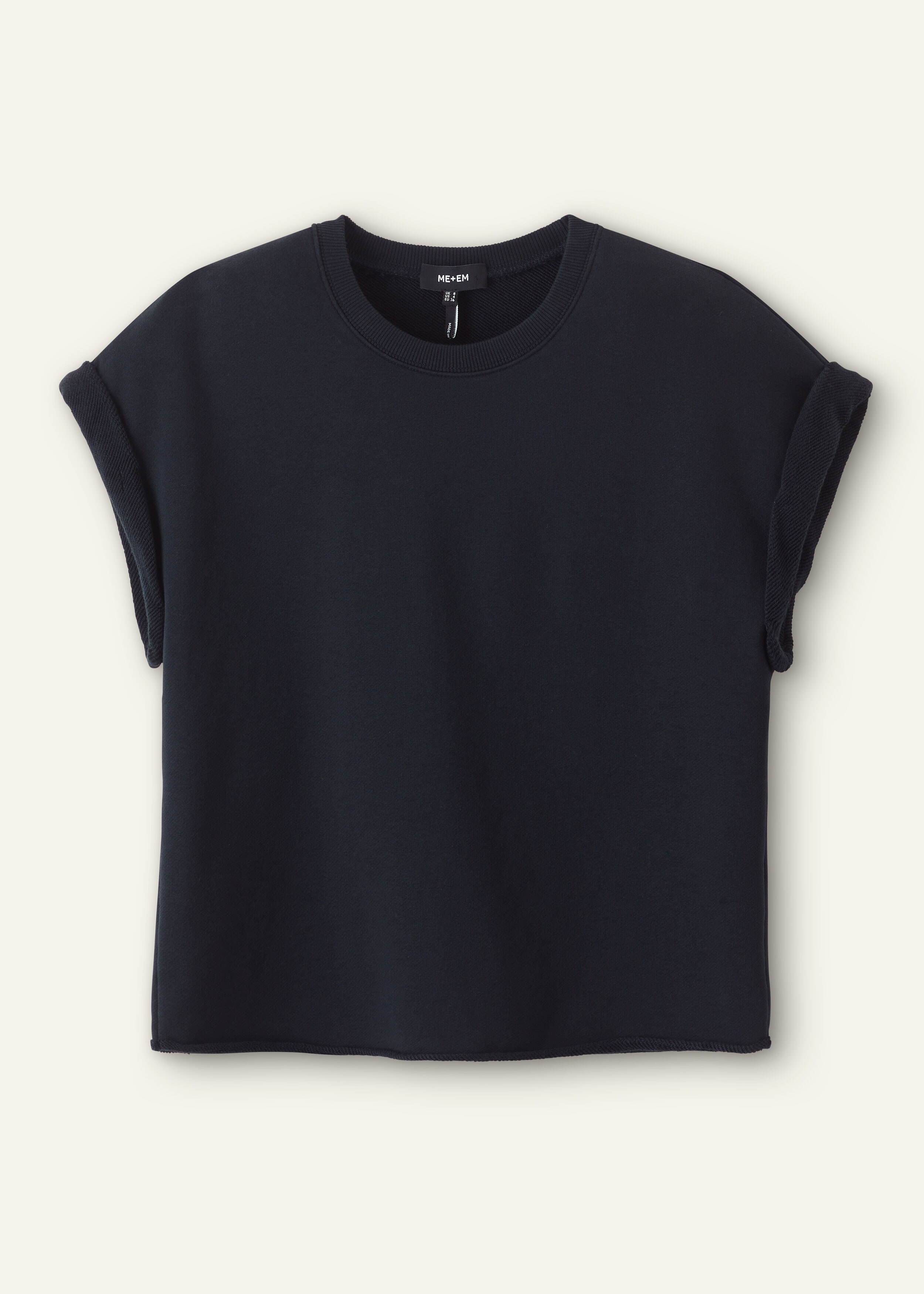 Roll Cuff Sweatshirt Navy