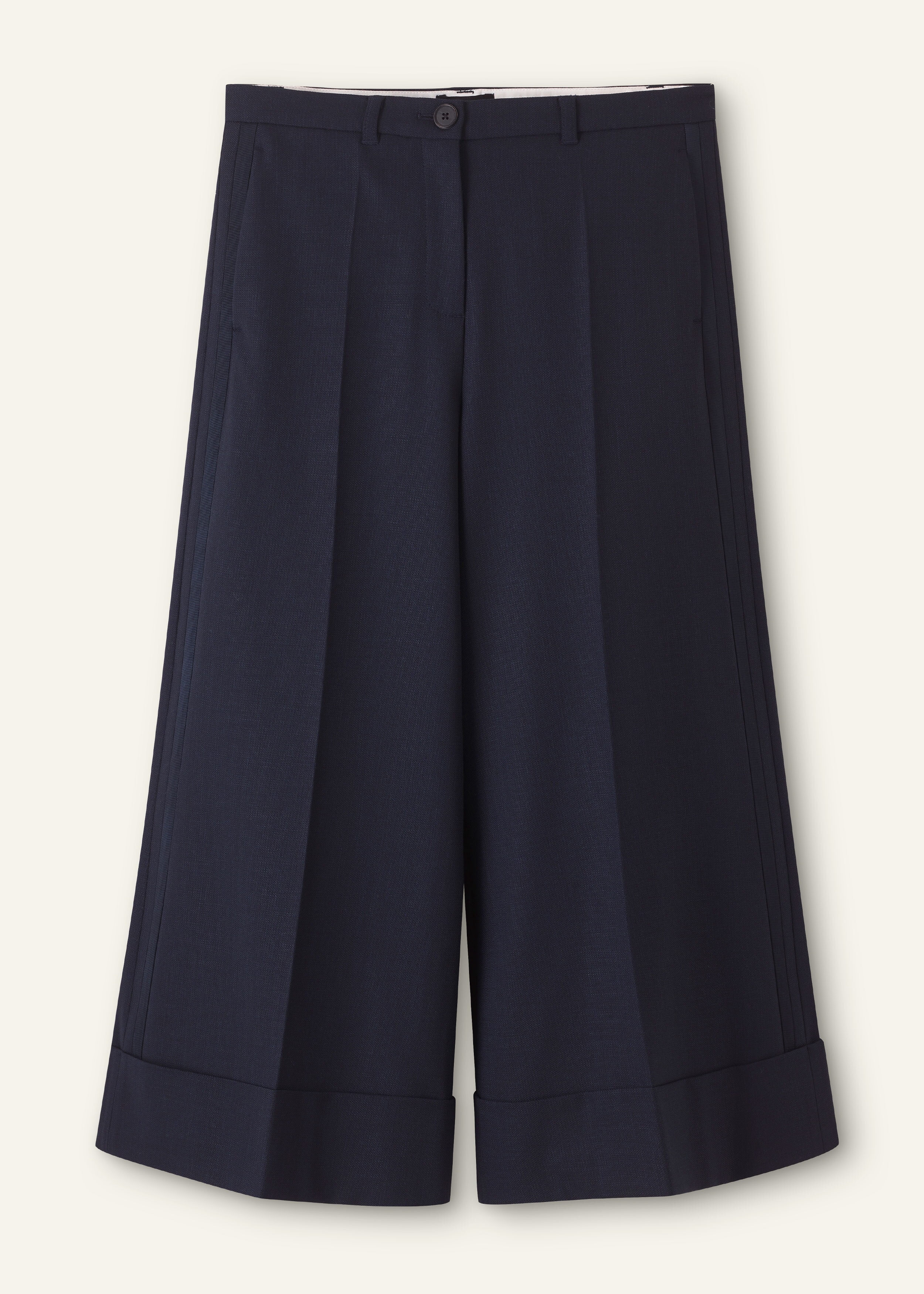 Sympli Straight Leg Crop Navy 27226 SIZE 8 — The Touchmark Shop