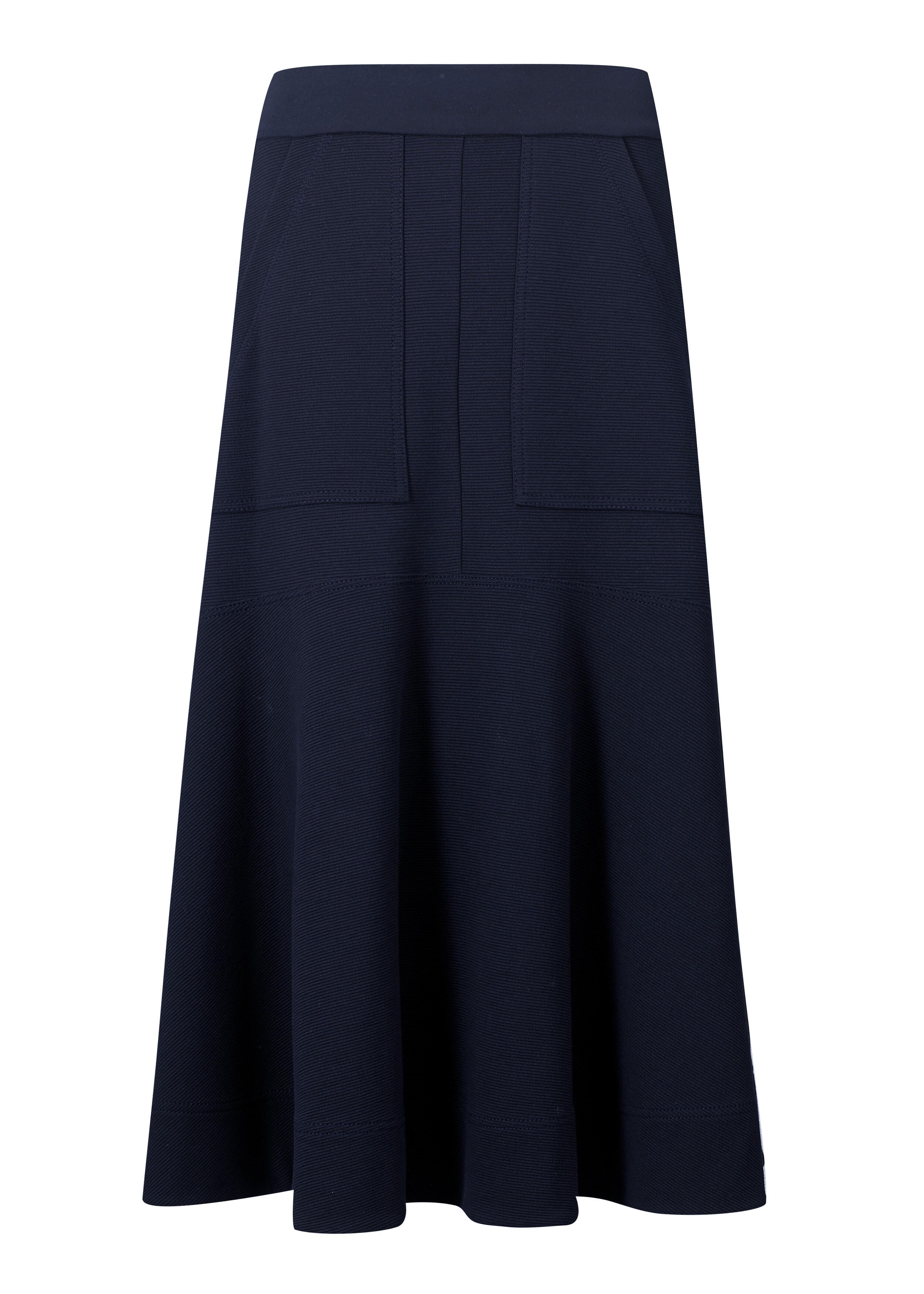 Ottoman Maxi Skirt Navy