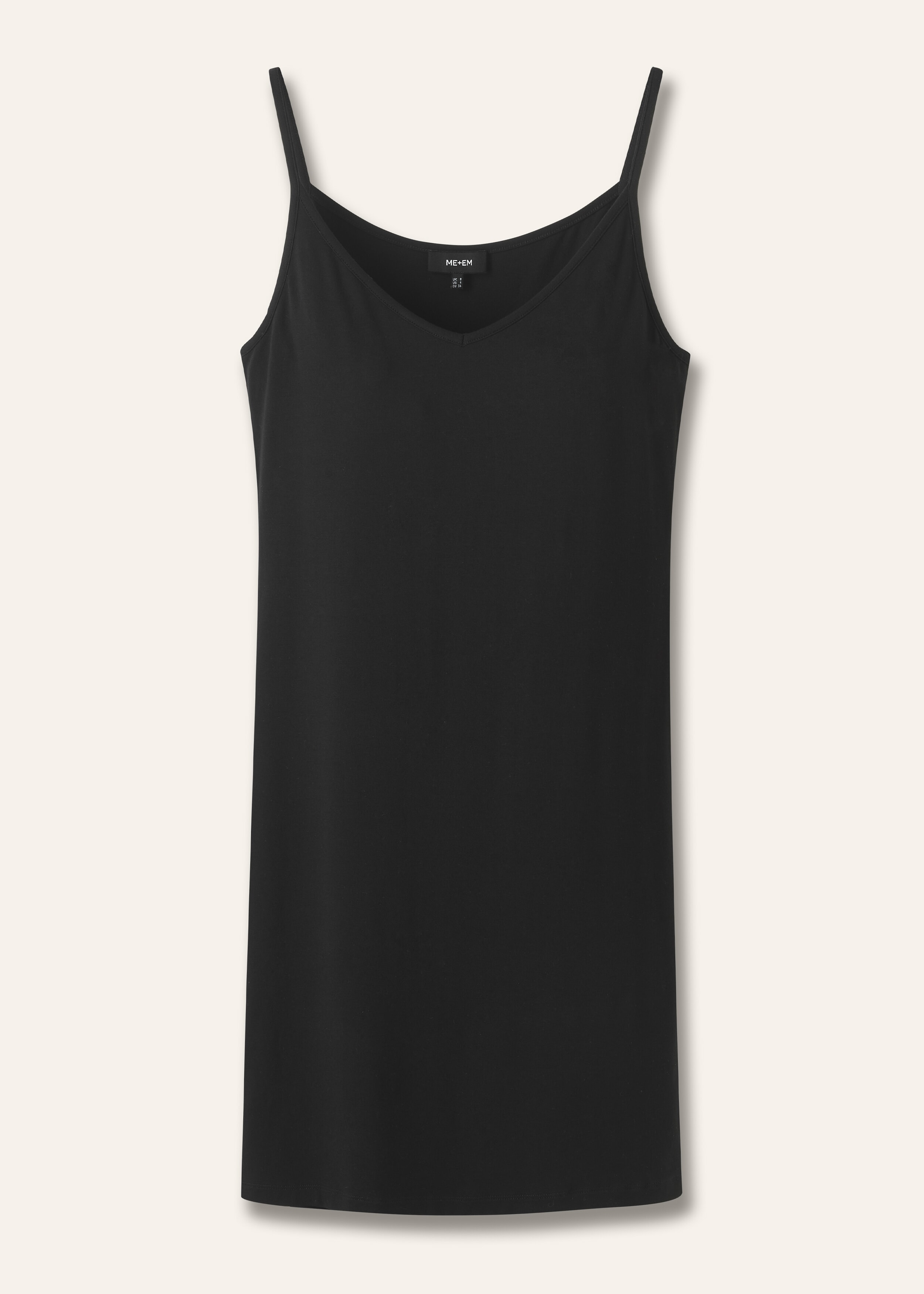 Fashion First Aid Slip Dress Black