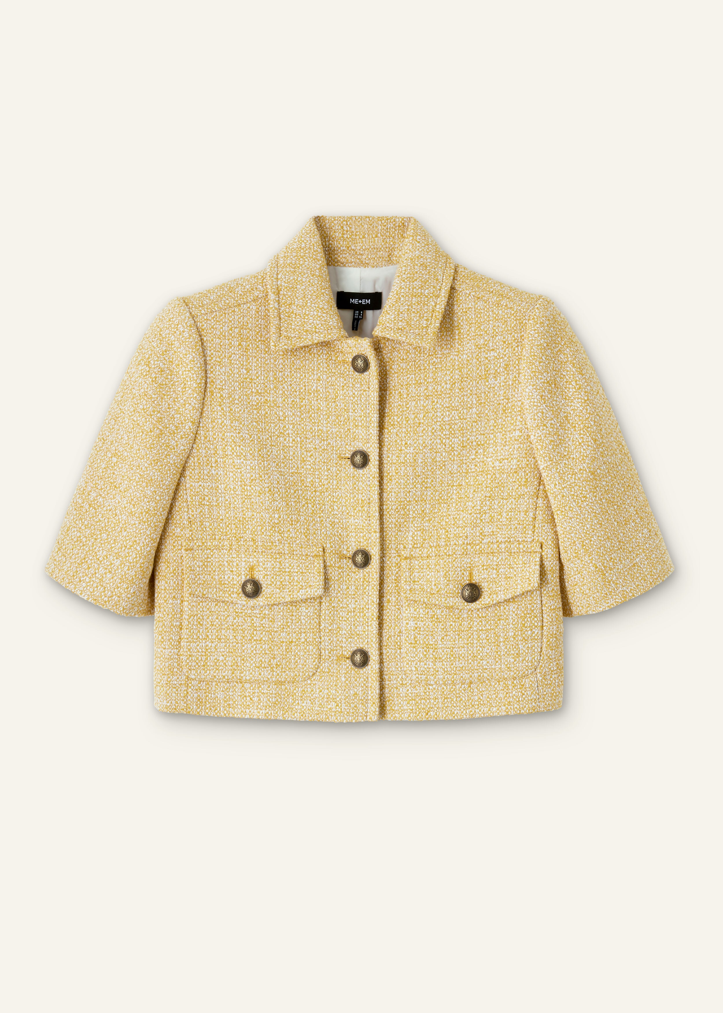 tweed-short-sleeve-crop-jacket-ochre