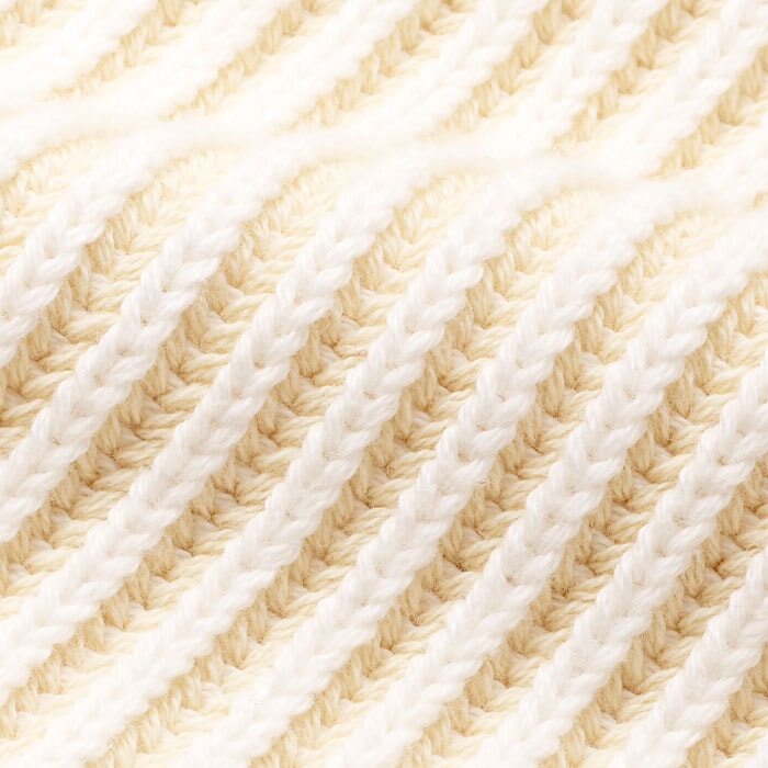 Shop Me+em Soft-touch Rib Cotton Knit Vest In Ecru/soft White