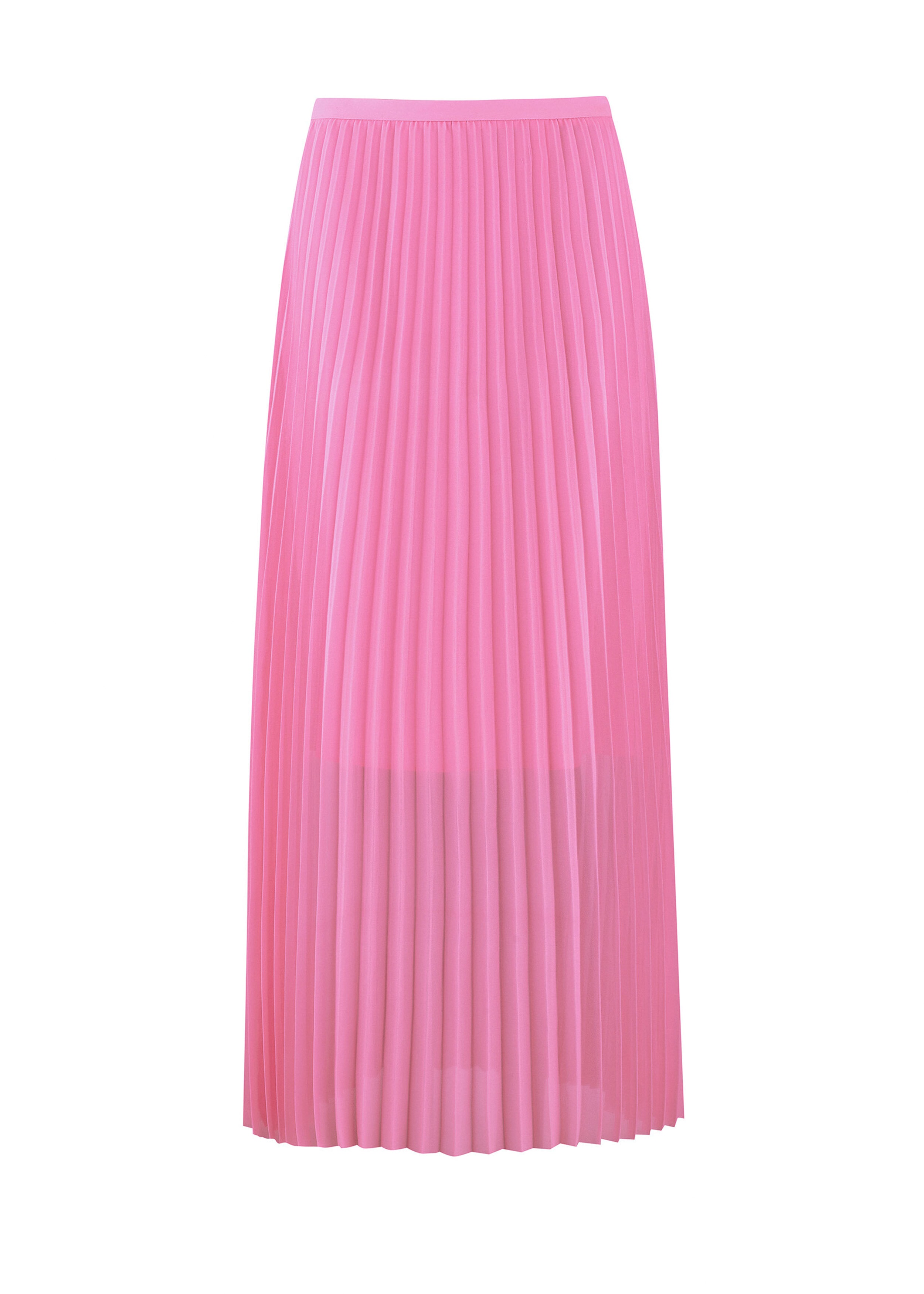 Double Layer Pleat Skirt Sugar Pink