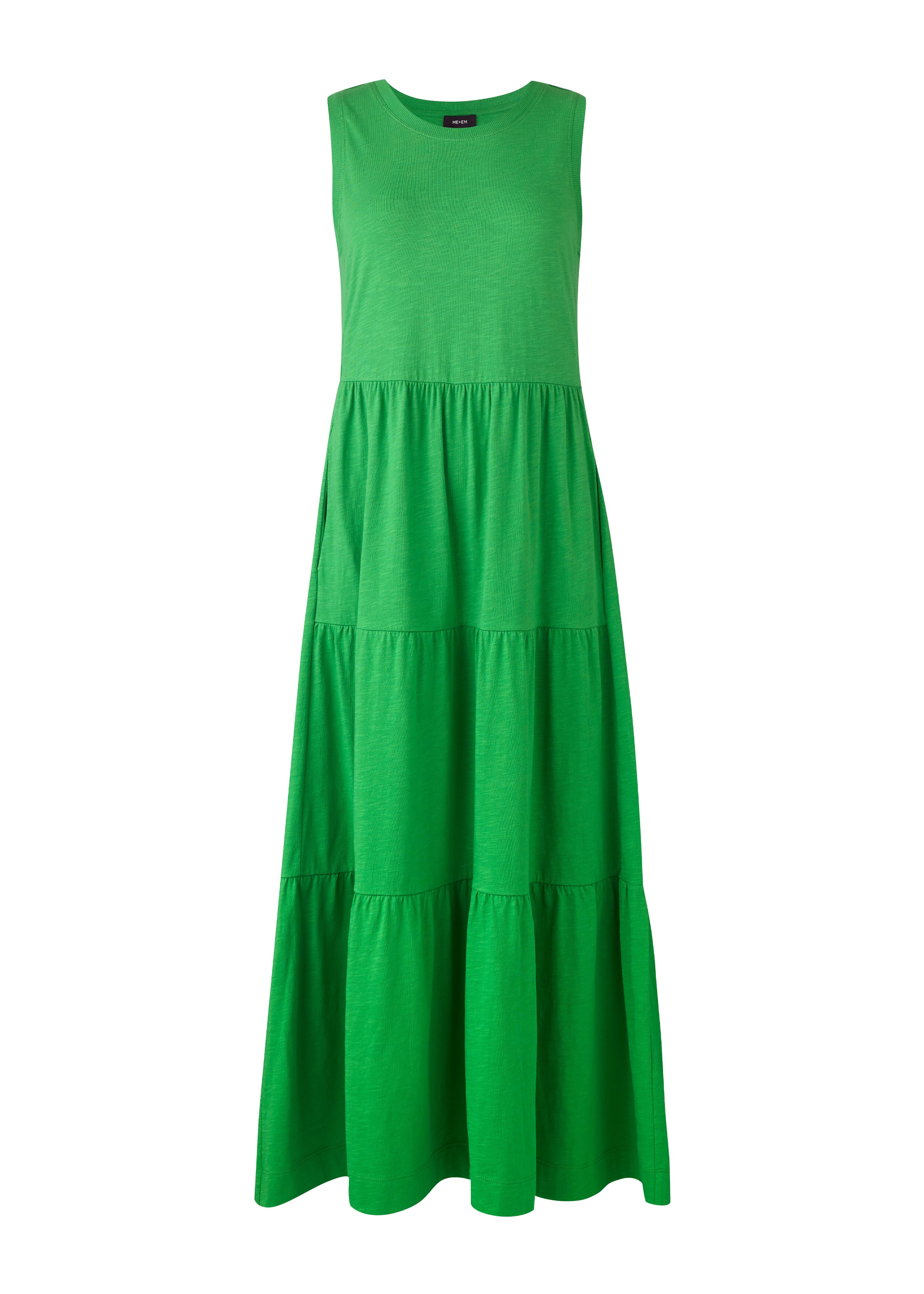 Sleeveless Tiered Maxi Dress Island Green