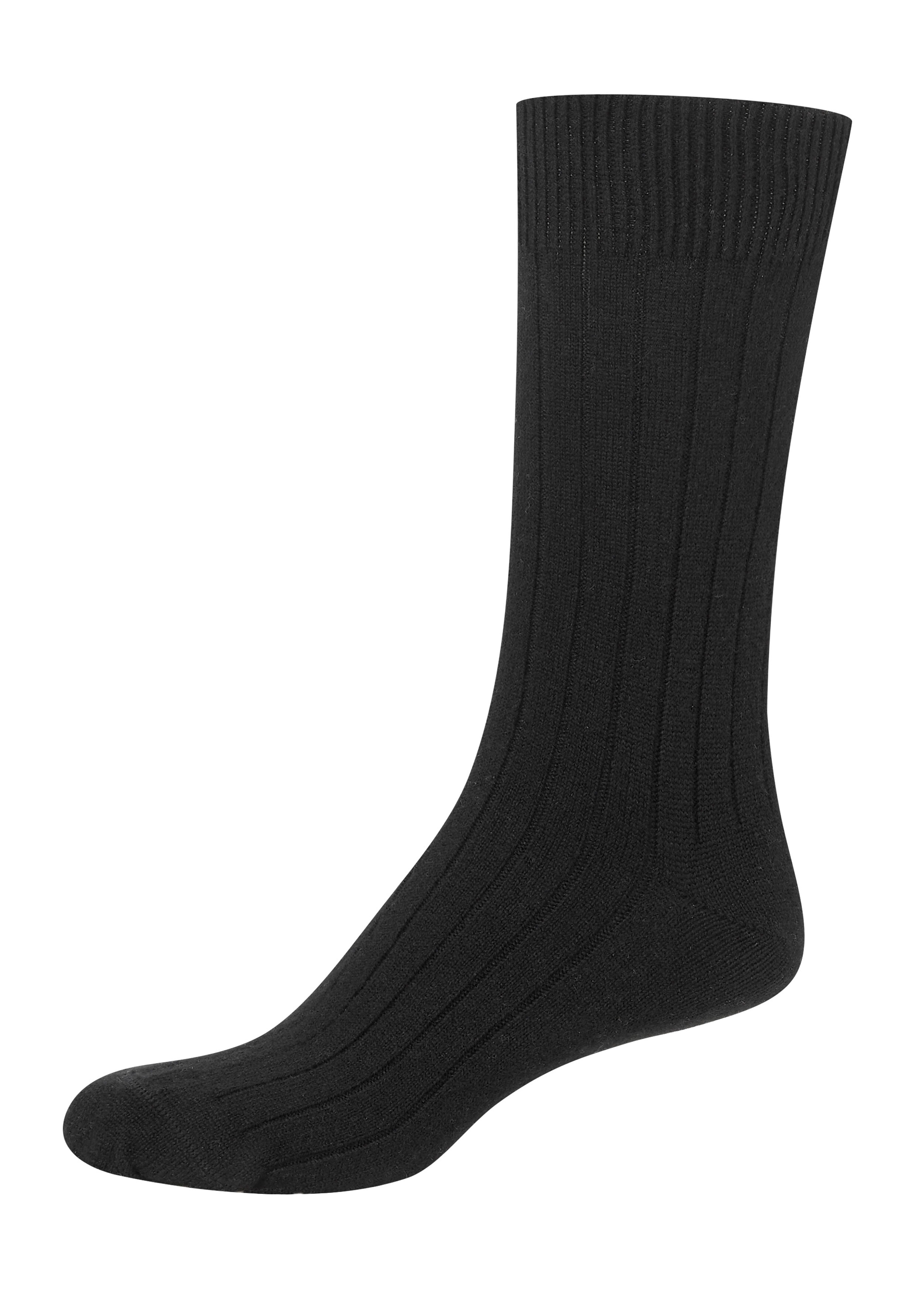 Cashmere-Blend Socks Black