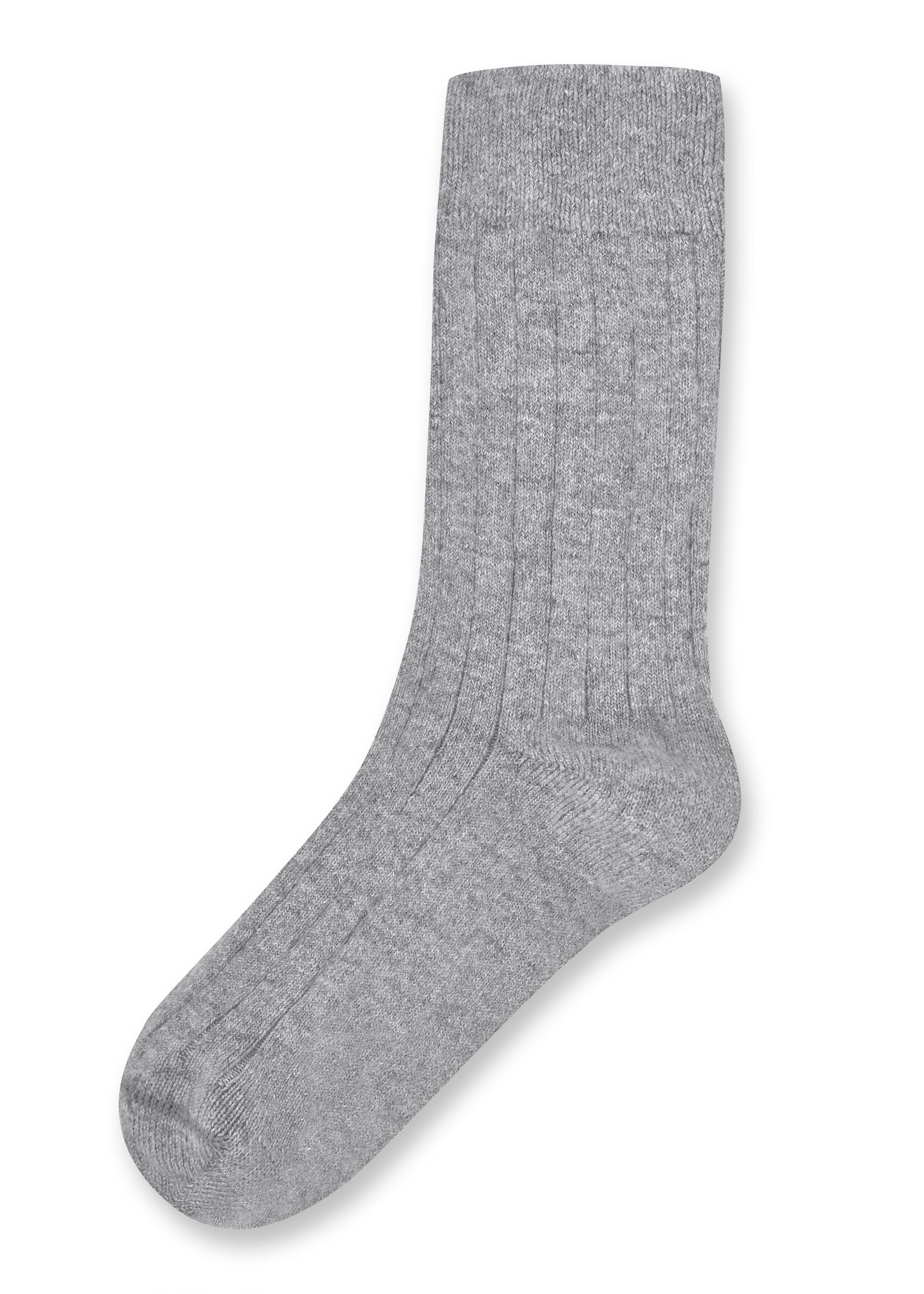 Cashmere-Blend Socks Grey