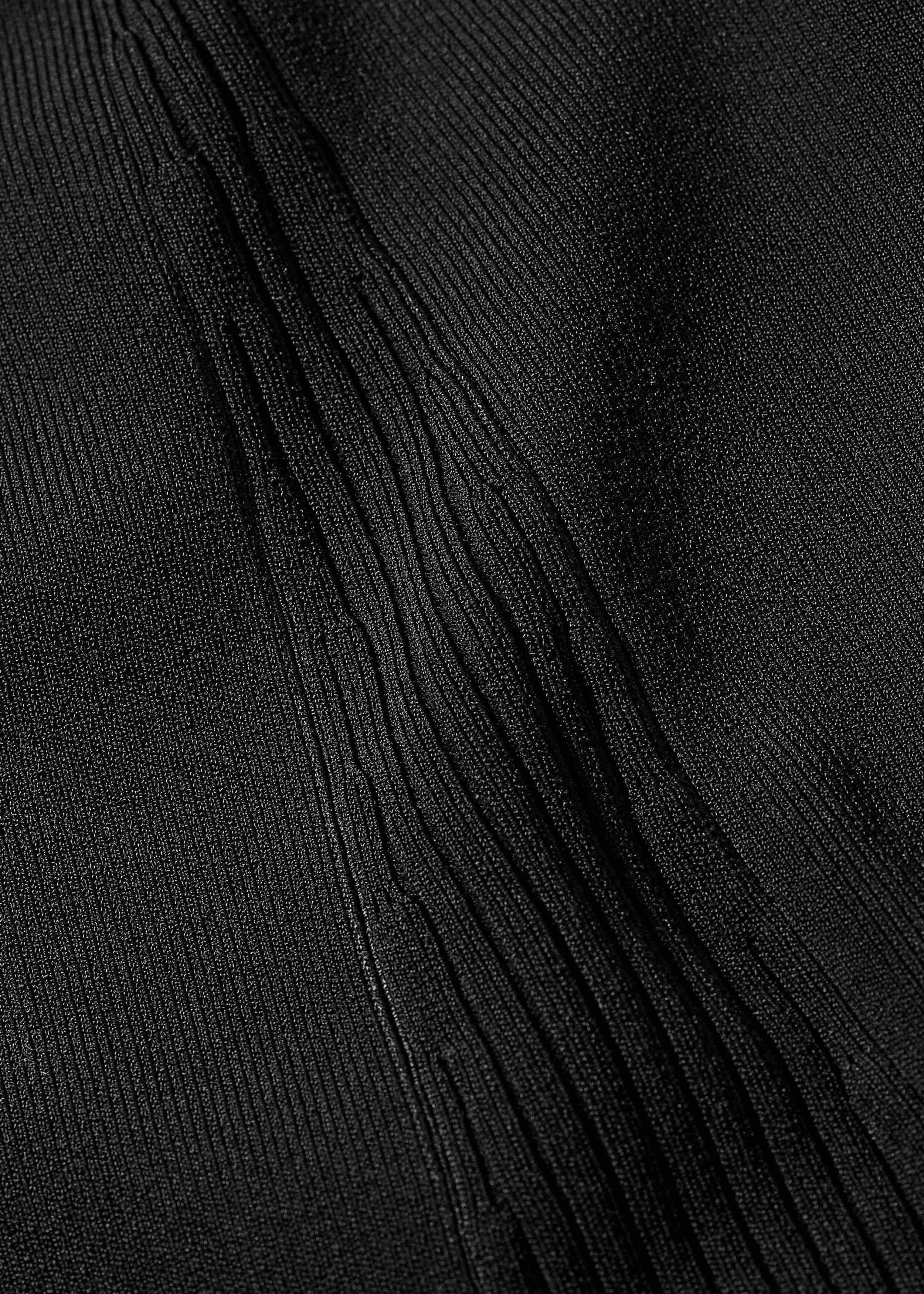 AM-PM Rayon Knit Fit + Flare Dress Black