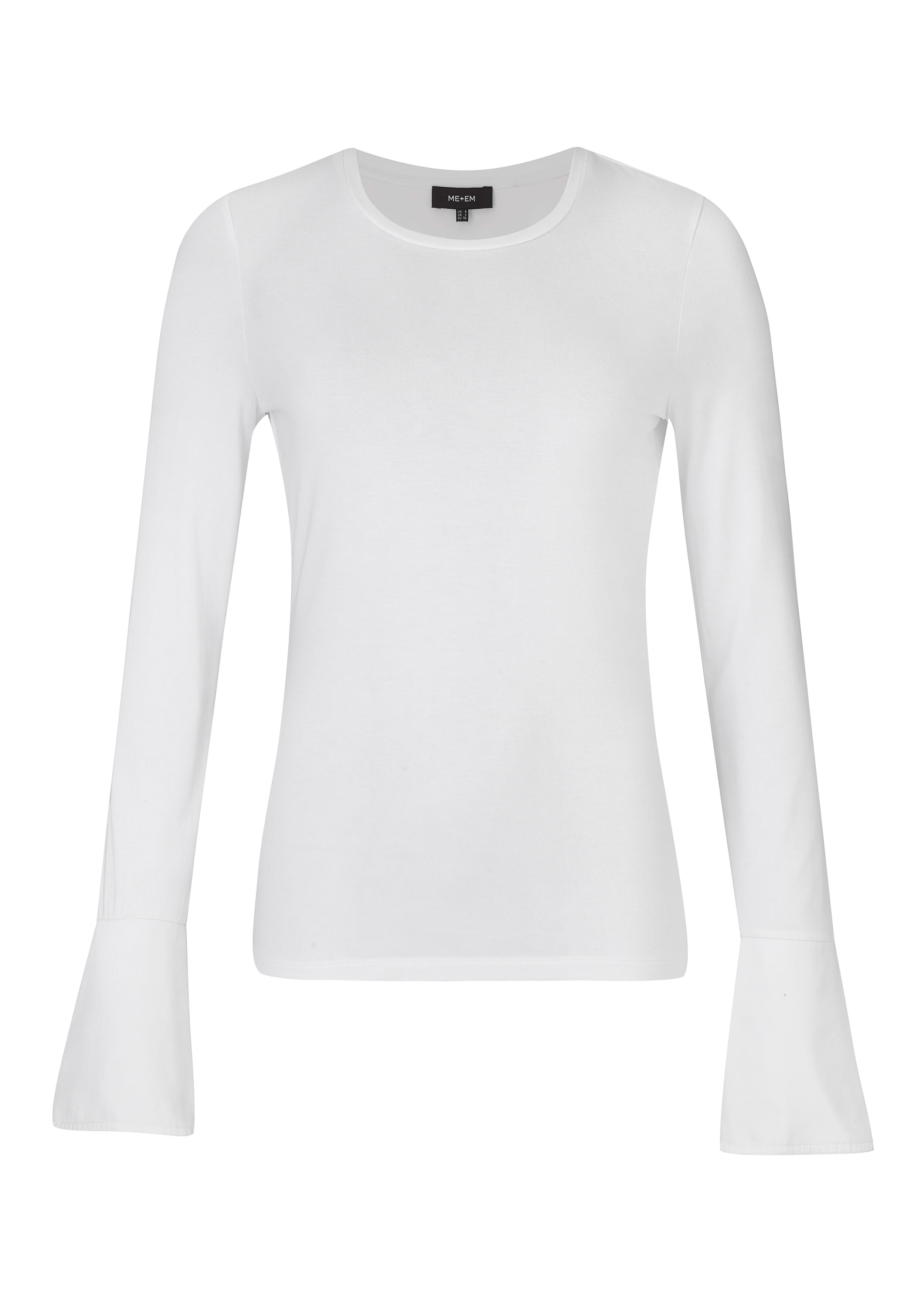 Feature Button Layering Top Fresh White