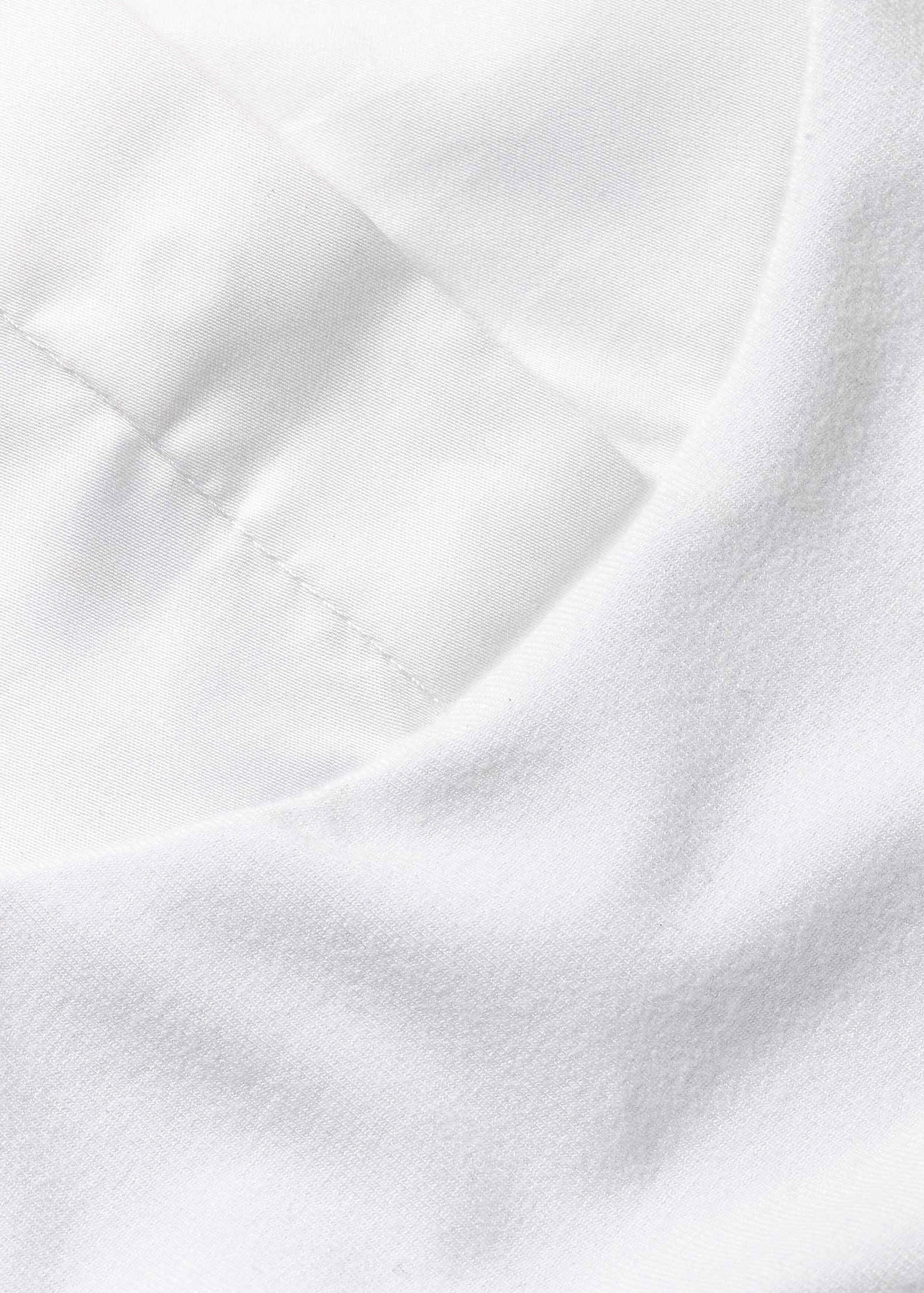 Collar + Placket Layering Shirt Fresh White