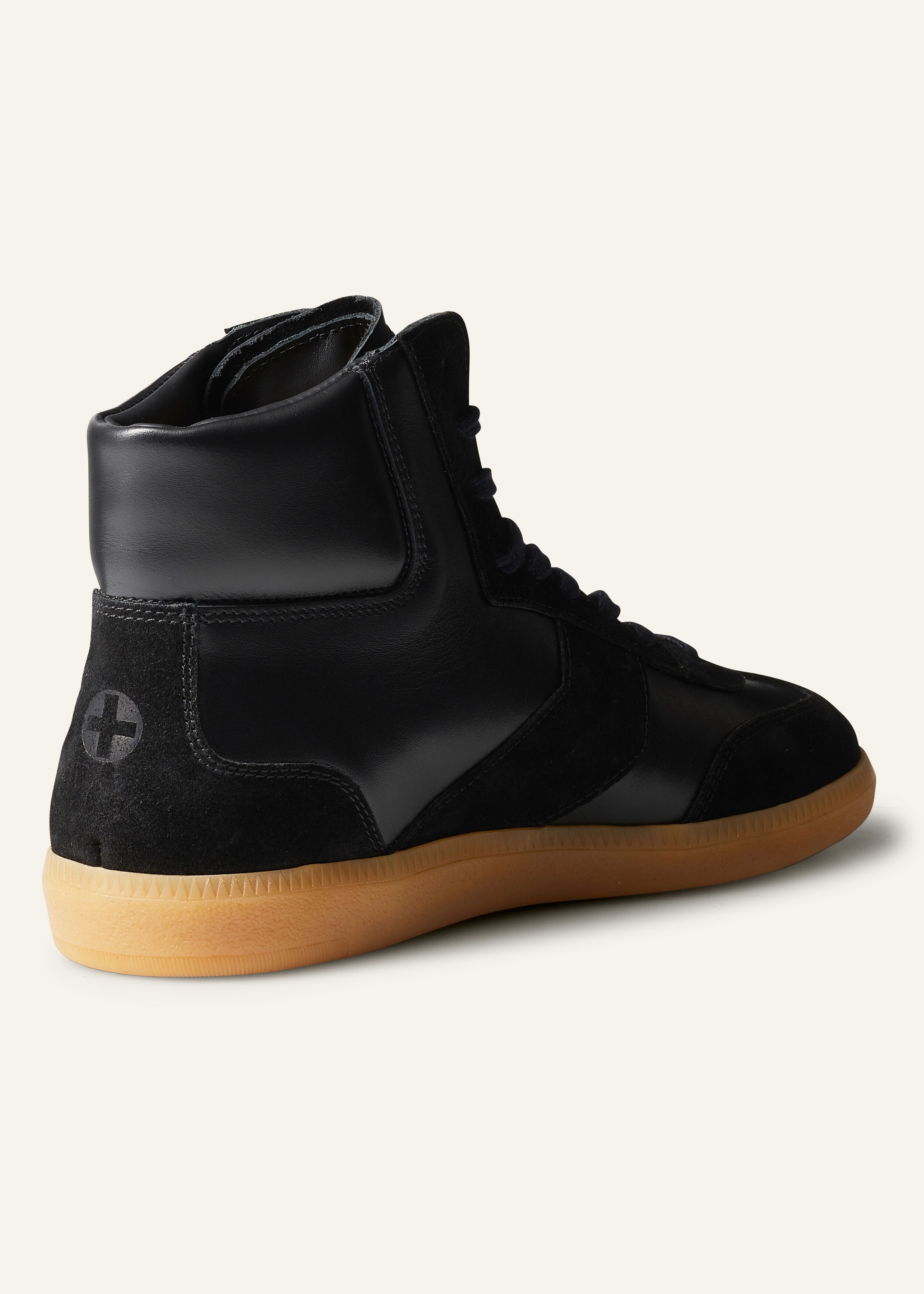 Black high top trainer online