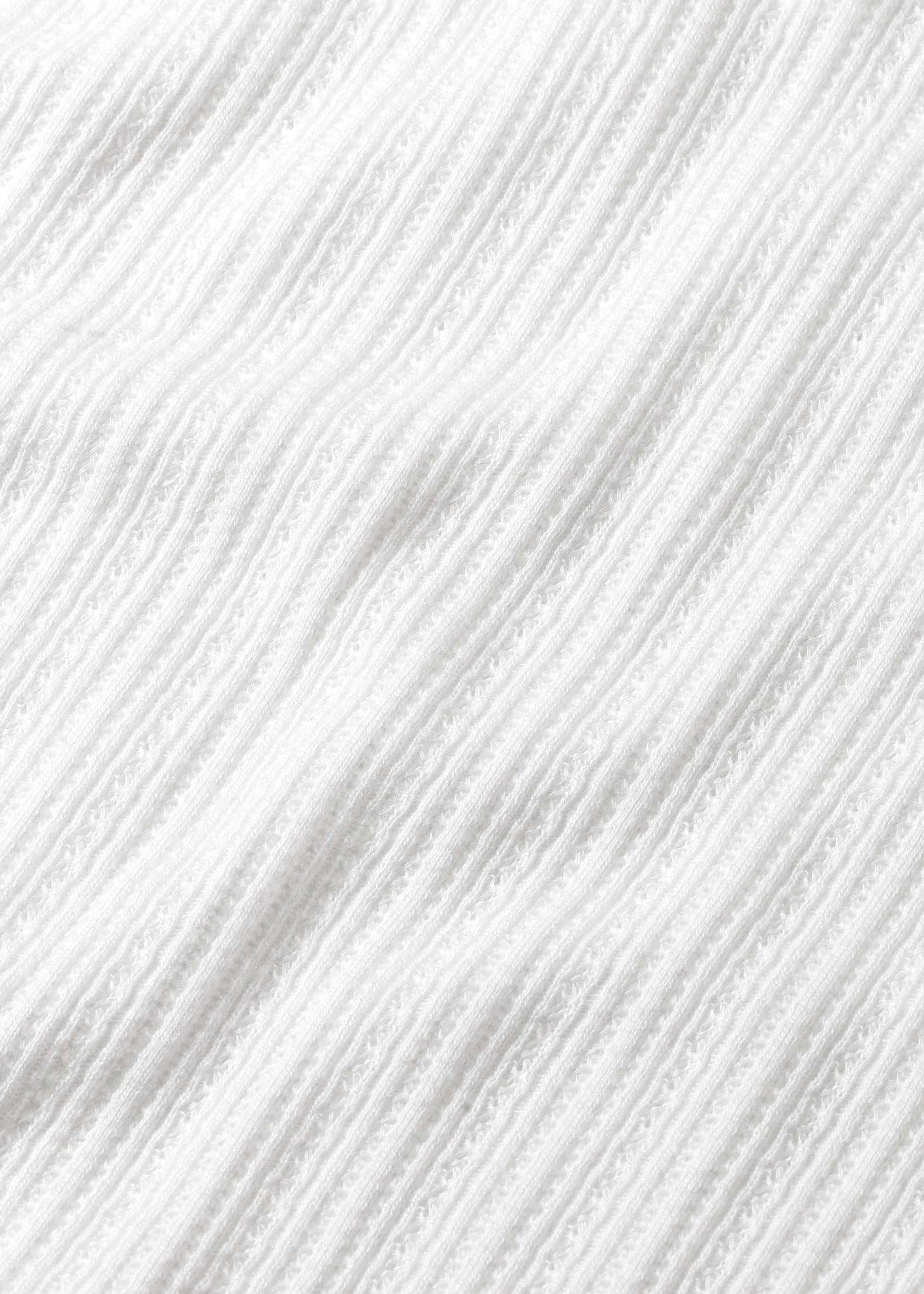 Lace Trim Layering Vest Soft White