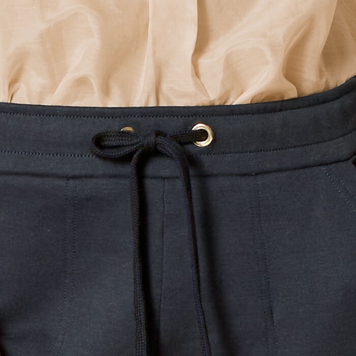 Snap Detail Jersey Trouser