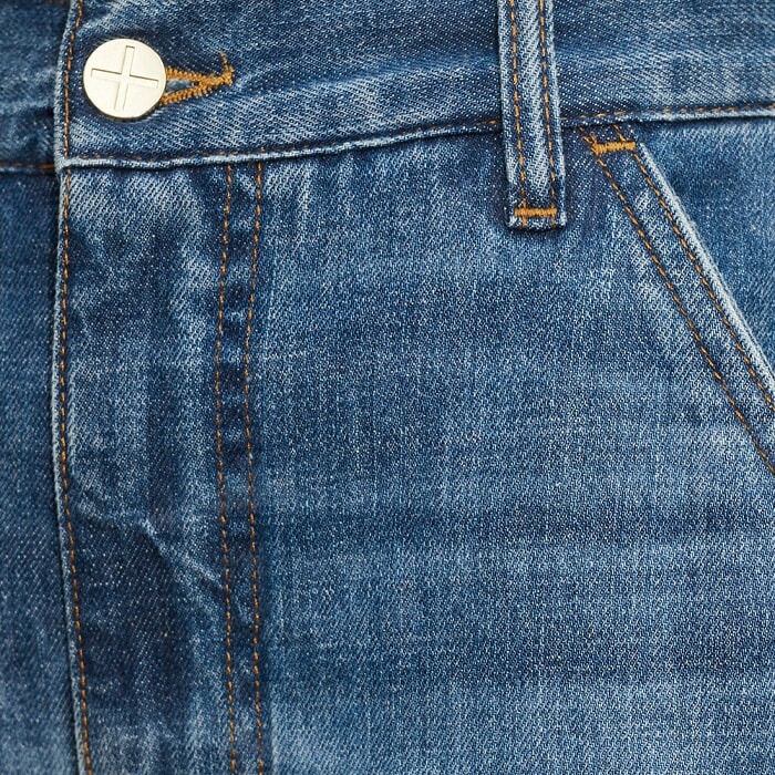 Authentic Relaxed Carpenter Jean Faded Blue